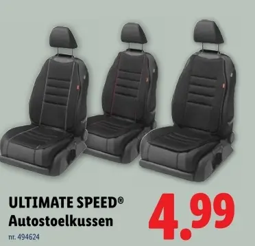 Promotie: Autostoelkussen