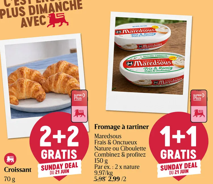 Offre: Fromage à tartiner