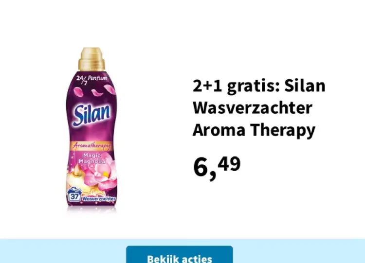 Aanbieding: Silan Wasverzachter Aroma Therapy
