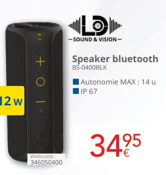 Aanbieding: Speaker bluetooth