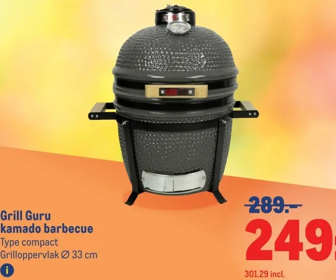 Aanbieding: kamado barbecue