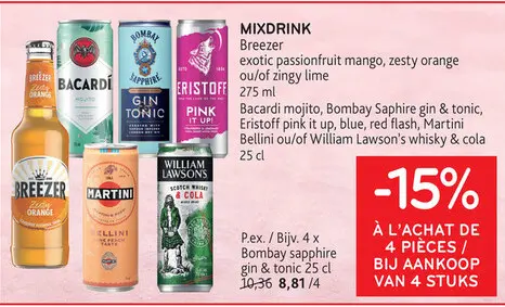 Offre: Mixdrink