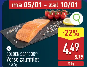 Promotie: Verse zalmfilet