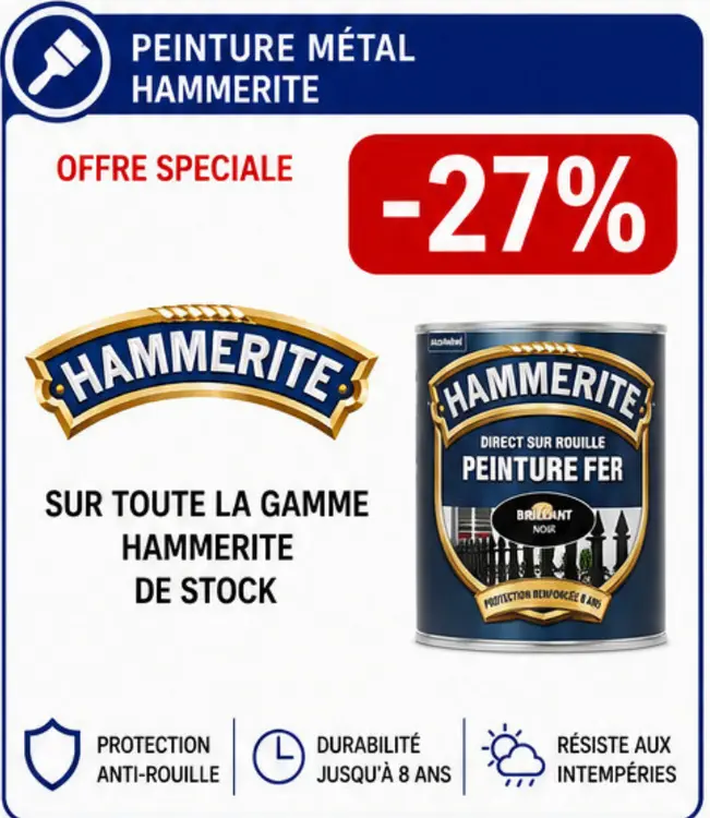 Offre: Peinture métal