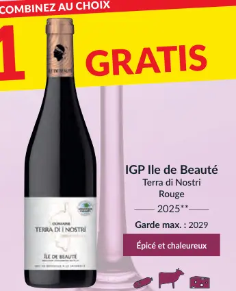Offre: IGP Ile de Beauté Terra di Nostri Rouge