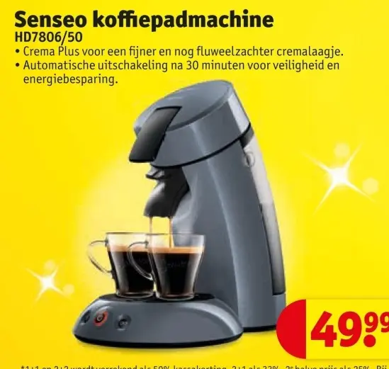 Aanbieding: Senseo koffiepadmachine