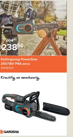 Promotie: Kettingzaag PowerSaw