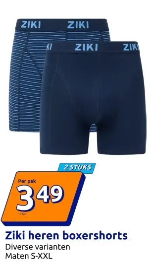 Aanbieding: Ziki heren boxershorts