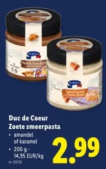 Promotie: Zoete smeerpasta