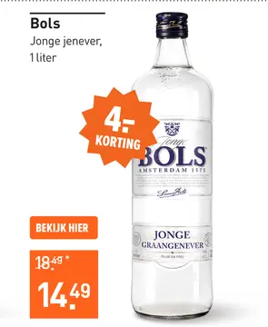Aanbieding: Bols Jonge jenever