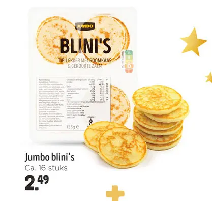 Aanbieding: Jumbo blini's