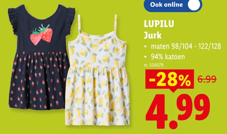 Promotie: Jurk