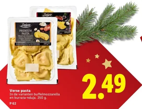 Aanbieding: Verse pasta