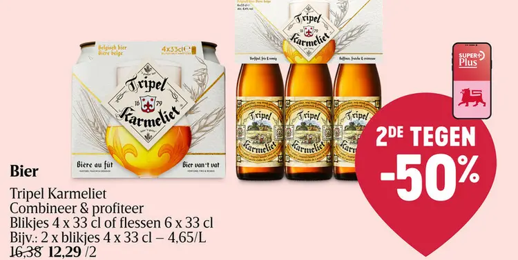 Promotie: Bier Tripel Karmeliet