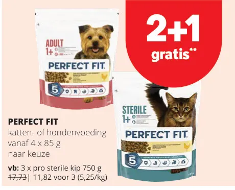 Promotie: Katten- of hondenvoeding
