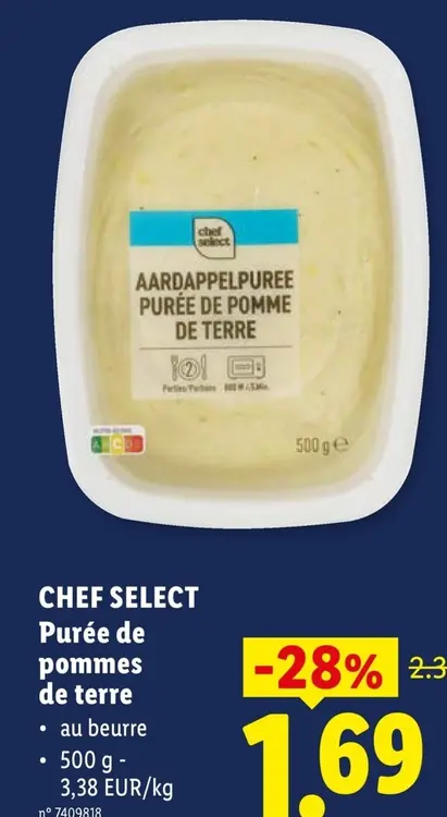 Offre: Purée de pommes de terre