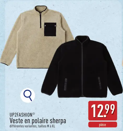 Offre: Veste en polaire sherpa