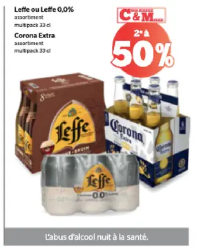 Offre: Leffe ou Leffe 0,0% ou Corona Extra