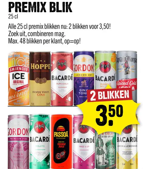 Aanbieding: Premix blik