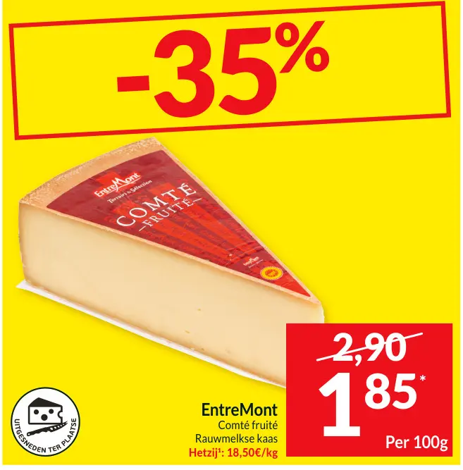 Promotie: Comté fruité