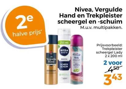 Aanbieding: Scheergel en -schuim