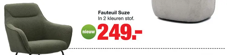 Aanbieding: Fauteuil Suze Mose Naturel