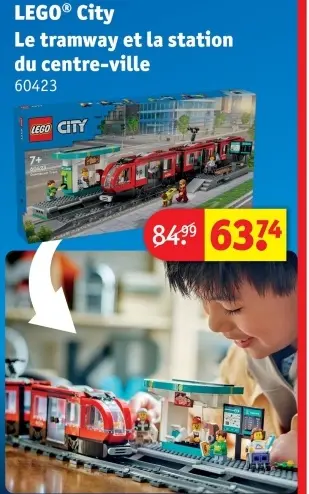 Offre: Le tramway et la station du centre-ville