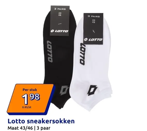 Aanbieding: Sneakersokken