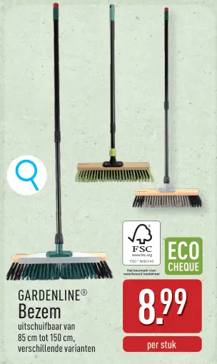 Promotie: GARDENLINE® Bezem