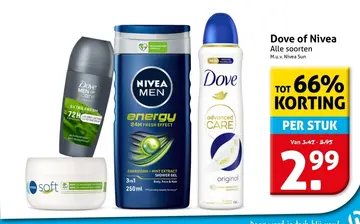 Aanbieding: Dove of Nivea Alle soorten