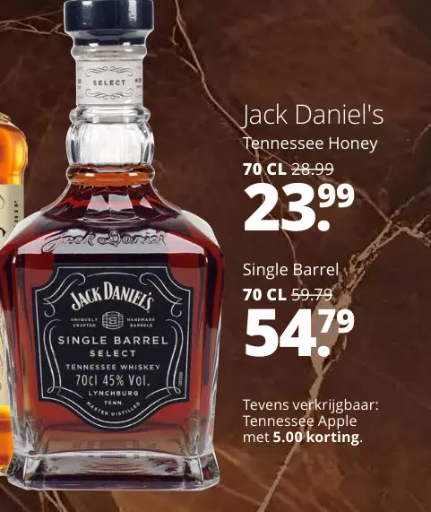 Aanbieding: Jack Daniel's Single Barrel