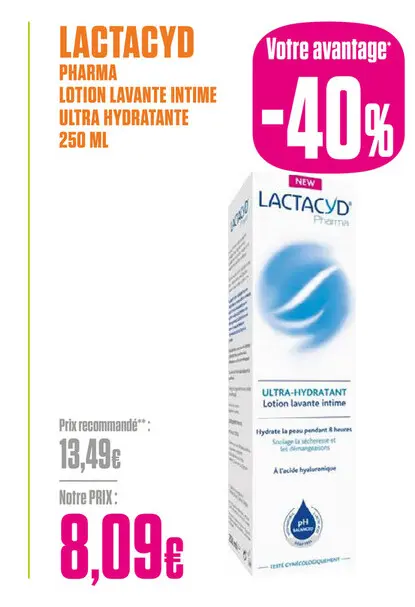 Offre: Lactacyd pharma