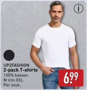 Aanbieding: UP2FASHION 2-pack T-shirts