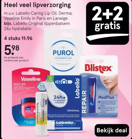 Aanbieding: Lipverzorging
