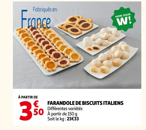 Promotie: Farandole de biscuits italiens