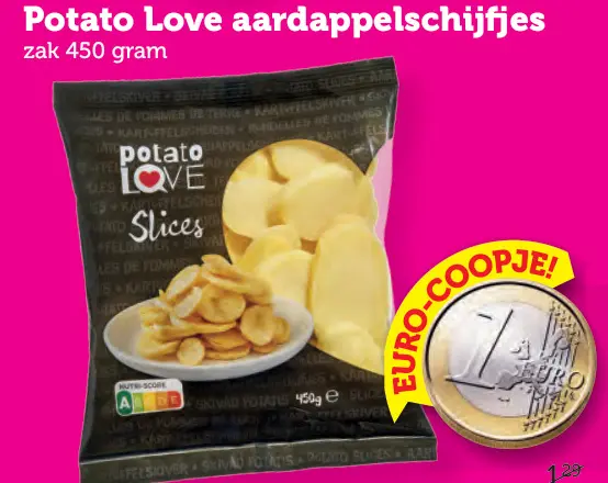 Aanbieding: aardappelschijfjes