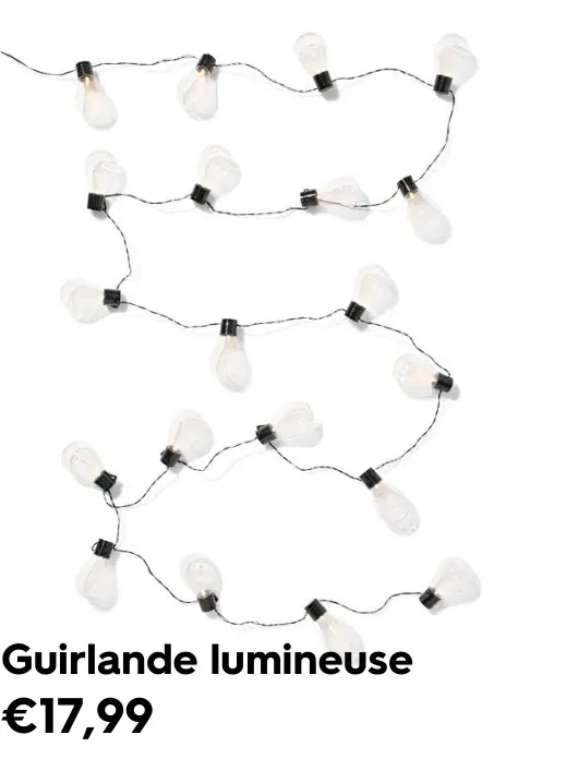 Offre: Guirlande lumineuse