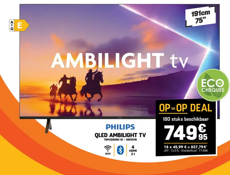 Promotie: Qled ambilight tv