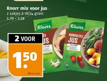 Aanbieding: Knorr mix voor jus