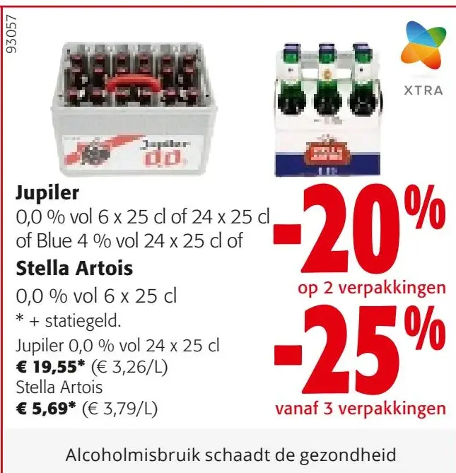 Aanbieding: Jupiler, Stella Artois