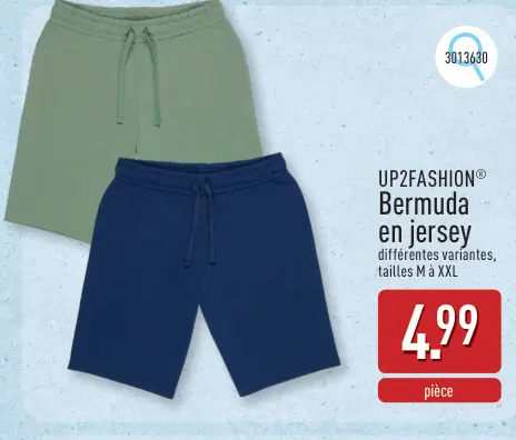 Offre: Bermuda en jersey