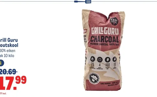 Aanbieding: Grill Guru Houtskool