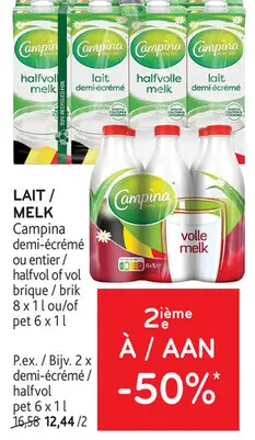 Offre: Lait / melk