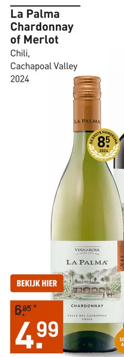 Aanbieding: La Palma Chardonnay 75CL
