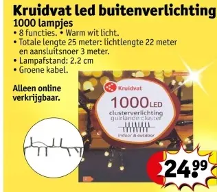 Promotie: Kruidvat led buitenverlichting