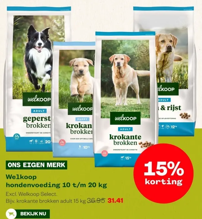 Aanbieding: hondenvoeding