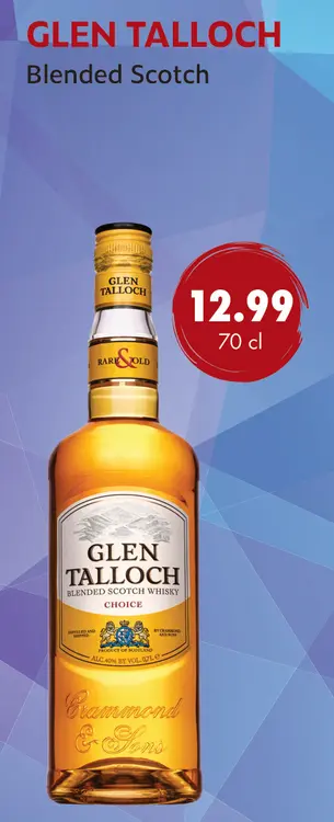 Aanbieding: Glen talloch Blended Scotch
