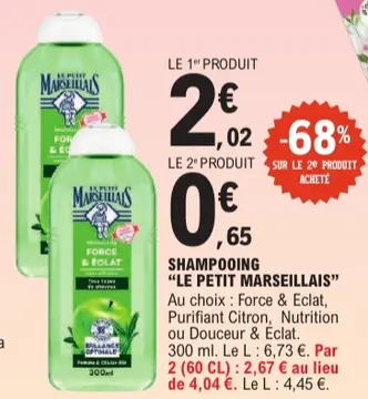 Aanbieding: SHAMPOOING "LE PETIT MARSEILLAIS"