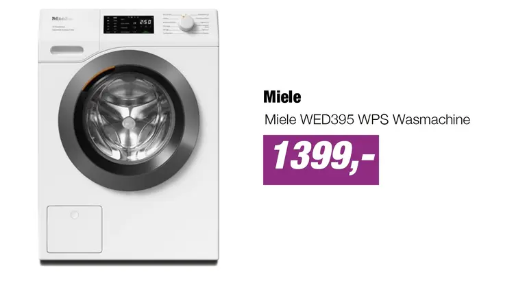 Aanbieding: Miele WED395 WPS Wasmachine
