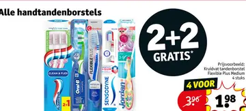 Aanbieding: Kruidvat tandenborstel Flexible Plus Medium